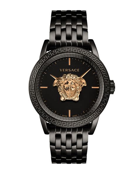 versace watch mens black